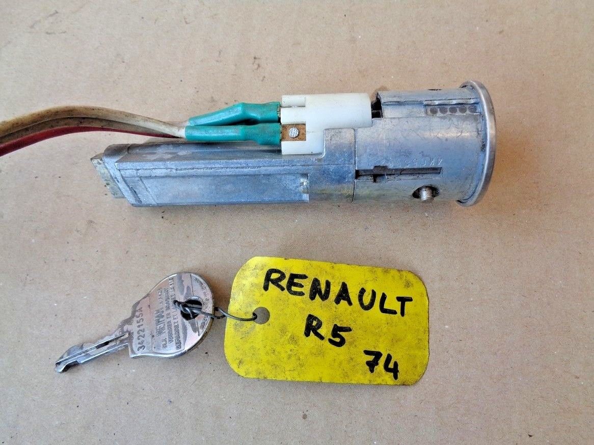 Renault 5 R5 Zündschloss Schlüssel Zündkontaktschalter kurzer