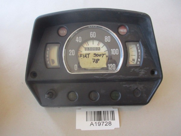 Tacho Tachometer Kombiinstrument 110 km/h Fiat 850 850T