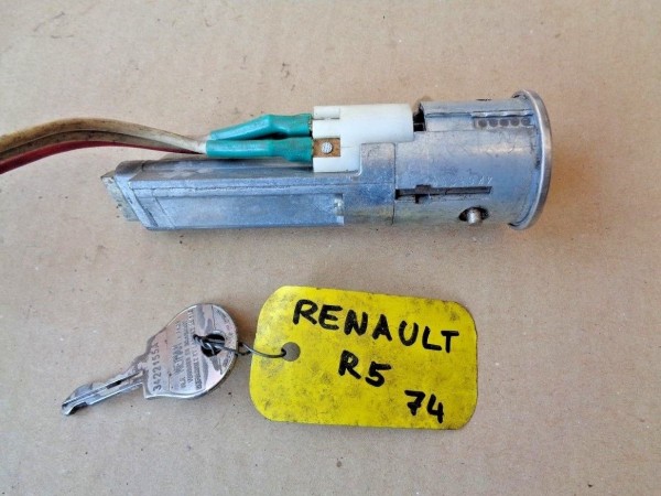 Renault 5 R5 Zündschloss Schlüssel Zündkontaktschalter kurzer Schaft Neiman